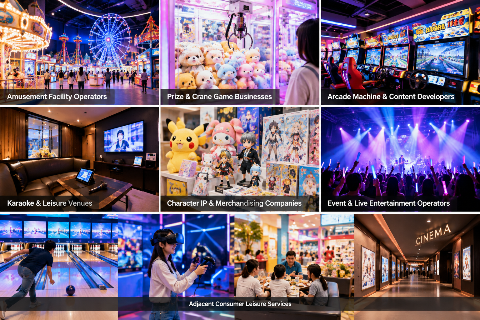 Japan: Leading Amusement & Entertainment Facility Operator Seeking Strategic Acquisitions